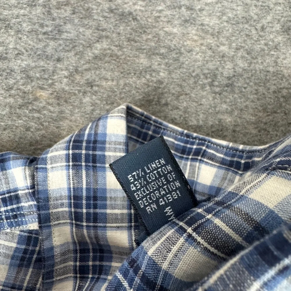 Polo Ralph Lauren Double Pocket Work Shirt Classic Linen Blend Lot‎ of 2 Mens XL